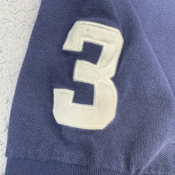 Ralph‎ Lauren Polo Shirt Mens 2XL Custom Fit Big Pony Rugby Embroidered 3 Sleeve - Picture 3 of 11